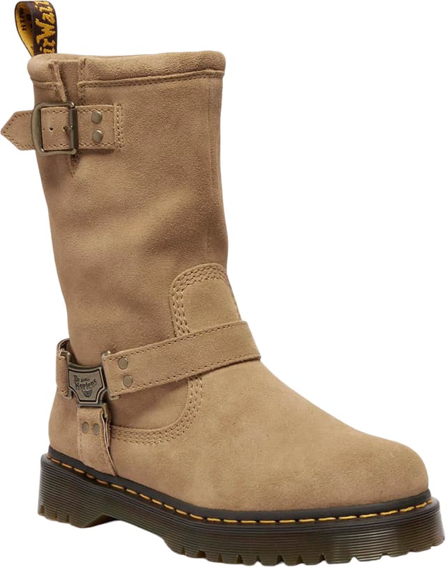 Dr. Martens Anistone Hi Pull On Biker Boots - Unisex | The Last Hunt