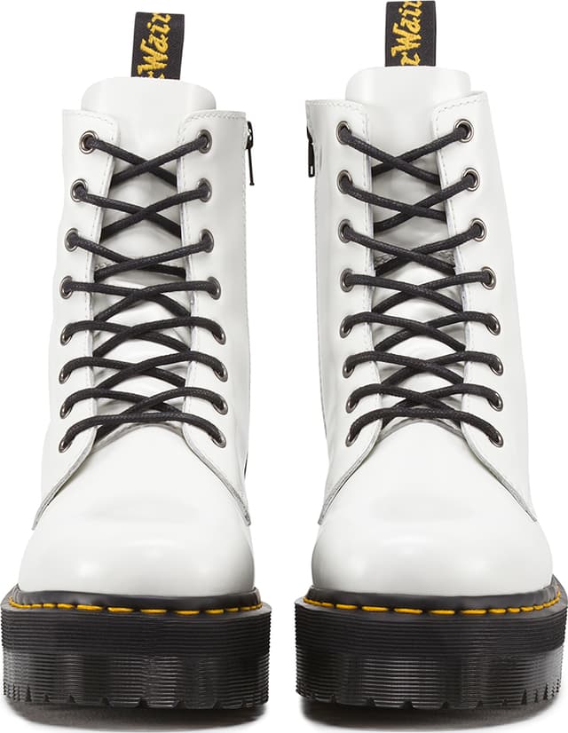 JADON SMOOTH LEATHER PLATFORM - WHITE | DR. MARTENS