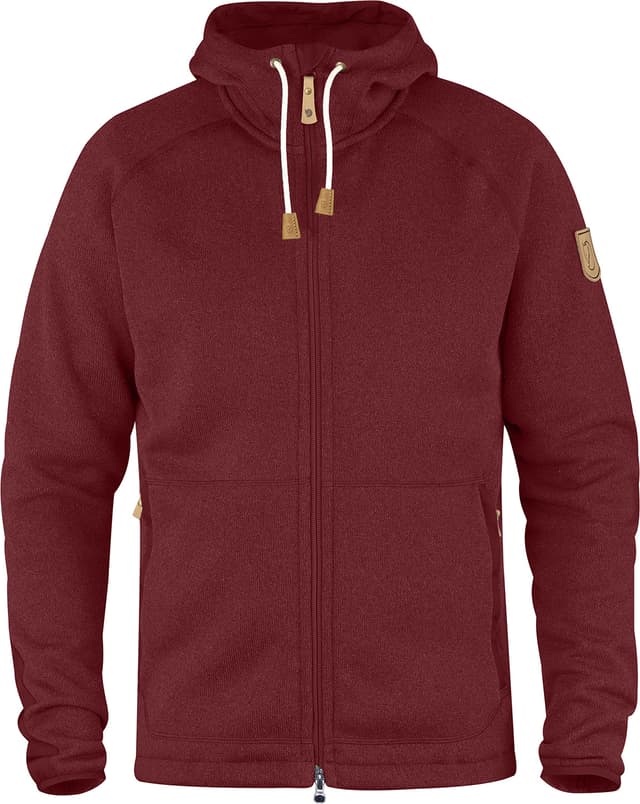 Fjällräven Övik Fleece Hoodie Uomo – Giacca In Pile Calda Con Cappuccio, Perfetta Per Autunno E Inverno