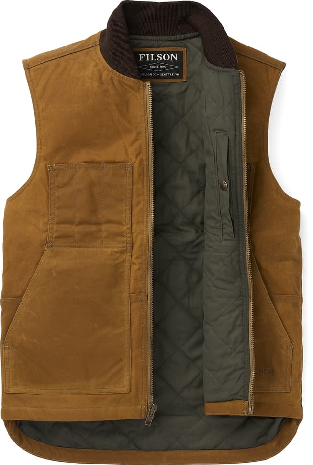 Filson Tin Cloth Insulated Work Vest - Men's | Altitude Sports