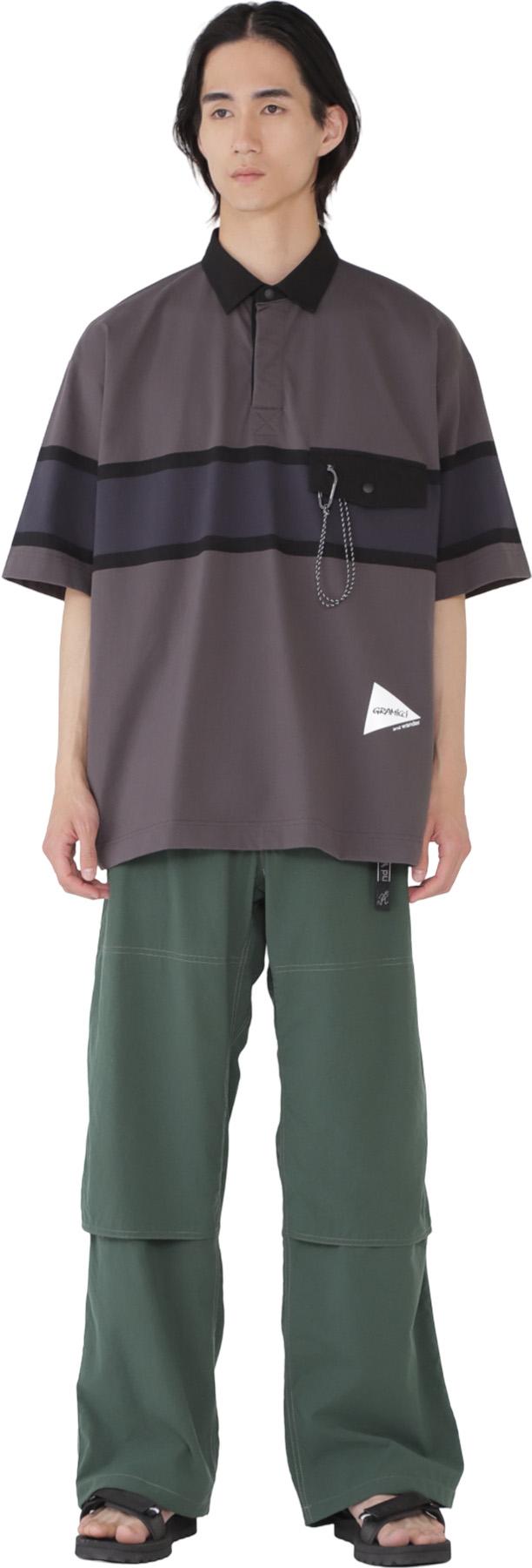 トップス GRAMICCI and wander TECH RUGBY SHIRT Gramicci x And Wander TECH RUGBY SHIRT Grey | BSTN Store