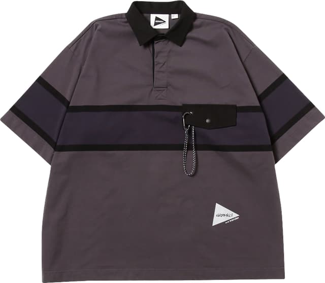 トップス GRAMICCI and wander TECH RUGBY SHIRT Gramicci x and wander Tech Rugby Shirt