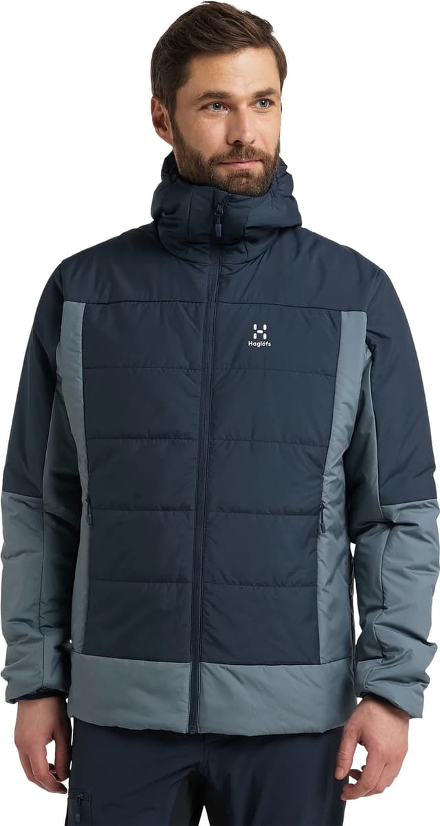 Haglöfs Mimic Silver Insulated Hooded Jacket - Men's | The Last Hunt