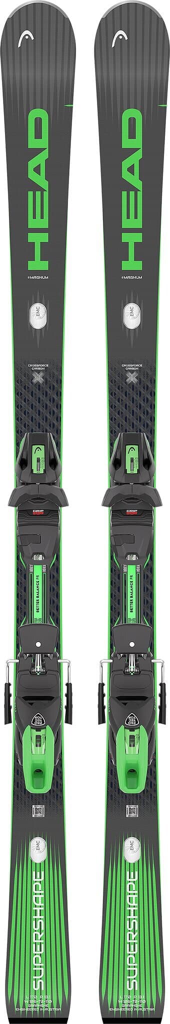 HEAD Supershape e-Original SW Skis with PR Ski Bindings - Unisex