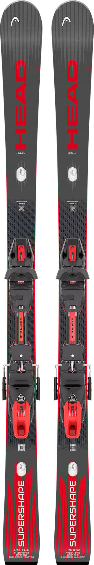 HEAD Supershape e-Original SW Skis with PR Ski Bindings - Unisex