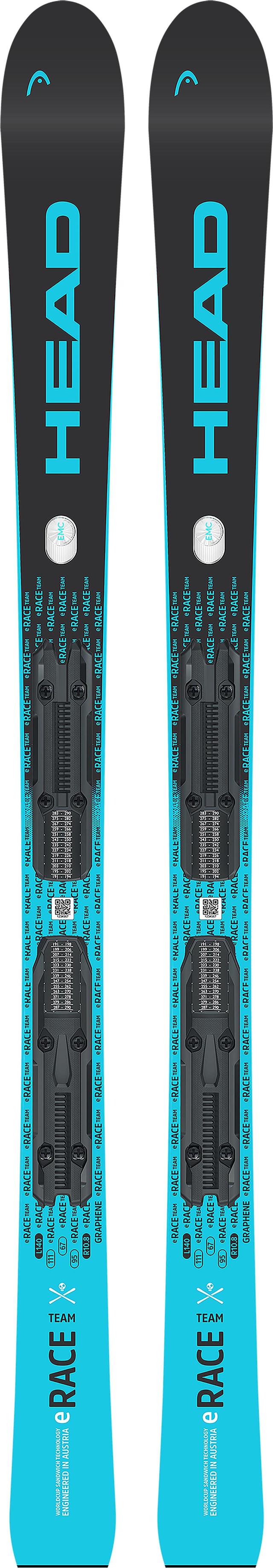 HEAD Worldcup e.Race Team SW Skis with JRS 7.5 Ski Bindings