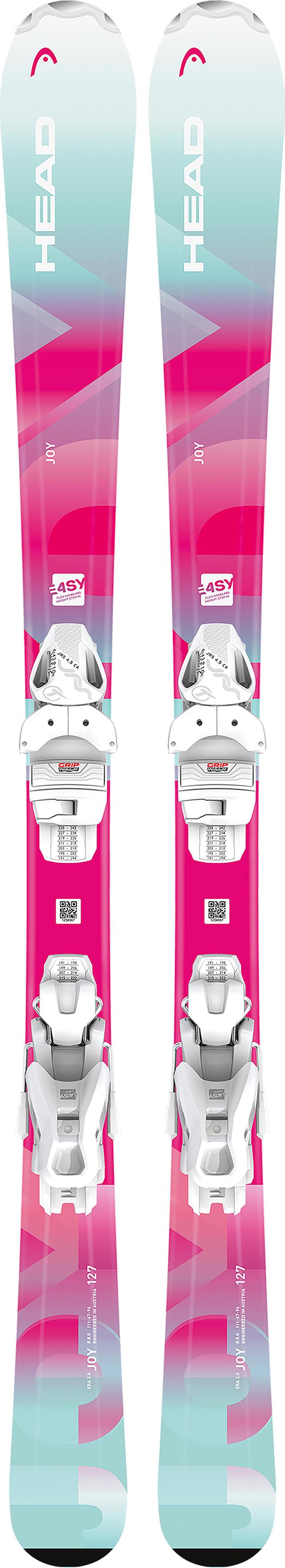 HEAD EASY JOY スキー ホワイト/ピンク 143cm HEAD EASY JOY スキー