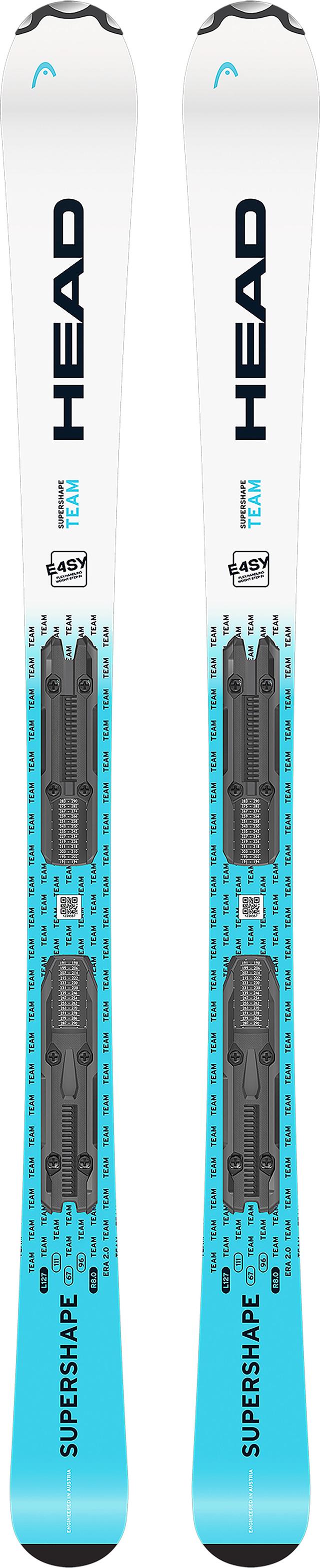 HEAD Supershape Team Easy Skis with JRS 7.5 Ski Bindings - Junior