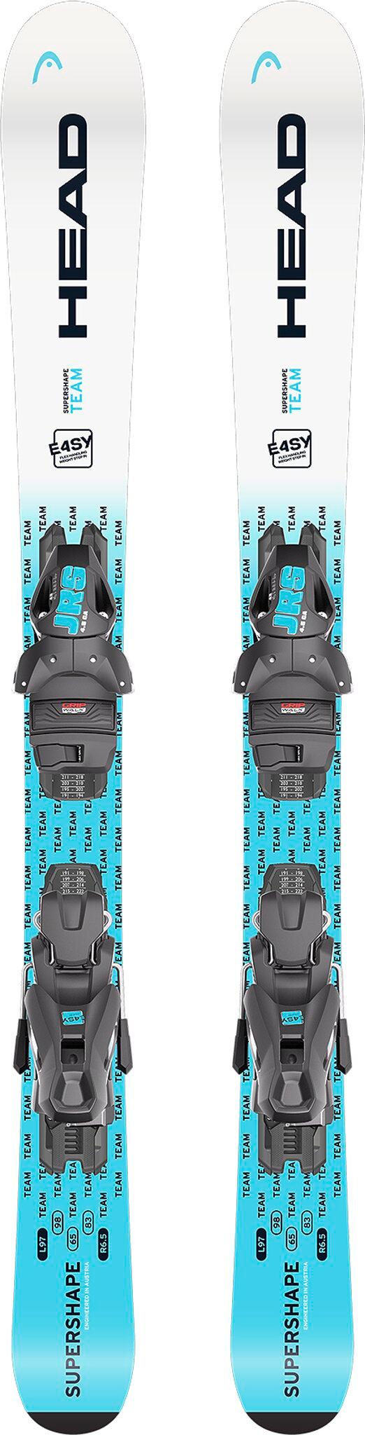 HEAD Supershape JRS Skis with JRS 7.5 Ski Bindings - Junior