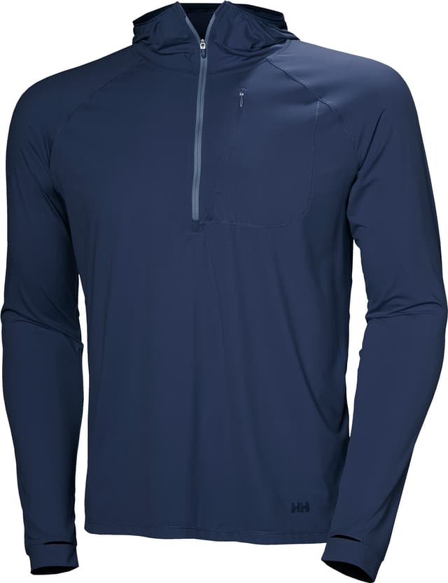 Helly Hansen Shine Solen Half-Zip Sun Hoodie - Men's | Altitude Sports