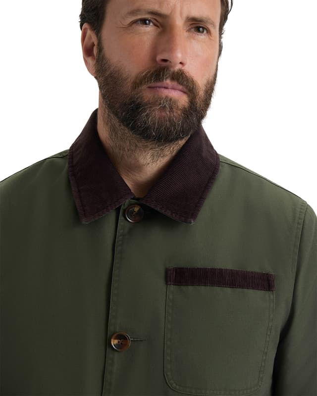 Hunter Samuel Canvas Jacket with Corduroy Trims - Men's | Altitude Hunter Samuel Canvas Jacket with Corduroy Trims - Men's | Altitude