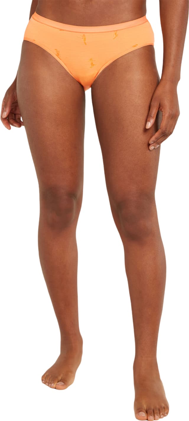 Icebreaker Merino Women's Hipkini Underwear - 150 Weight Snow Day Print
