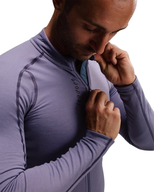Isadore Signature Merino Tech Long Sleeve Cycling Jersey - Men's