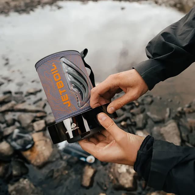 Jetboil Flash Fast Boil Camping Stove System with Windscreen 1L