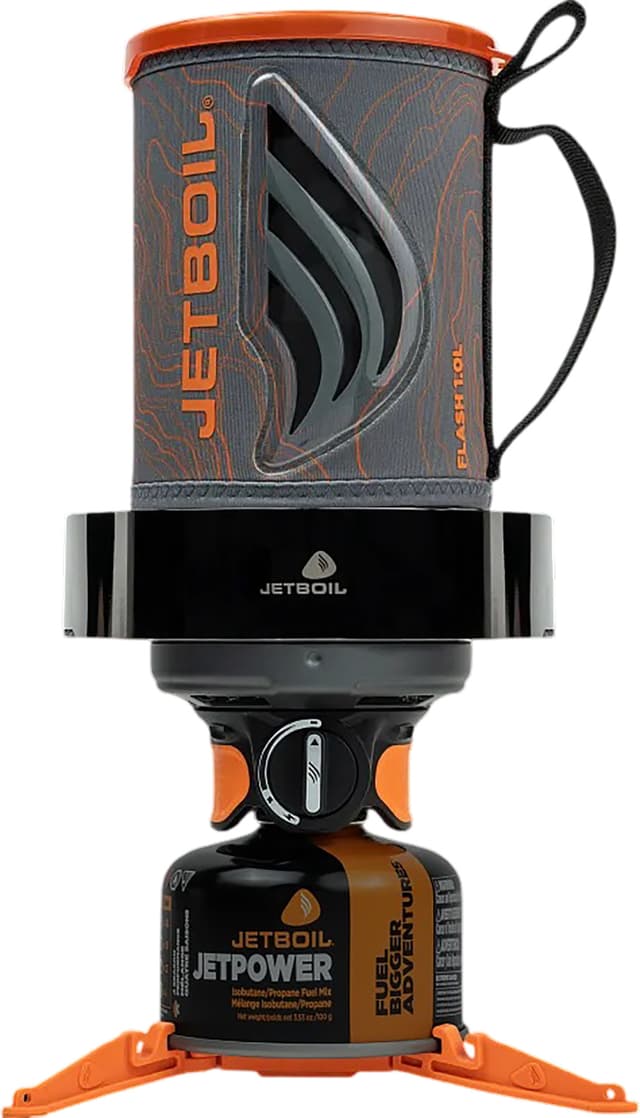 旅行用家電 JETBOIL FLASH Jetboil Flash Fast Boil Camping Stove System with Windscreen 1L