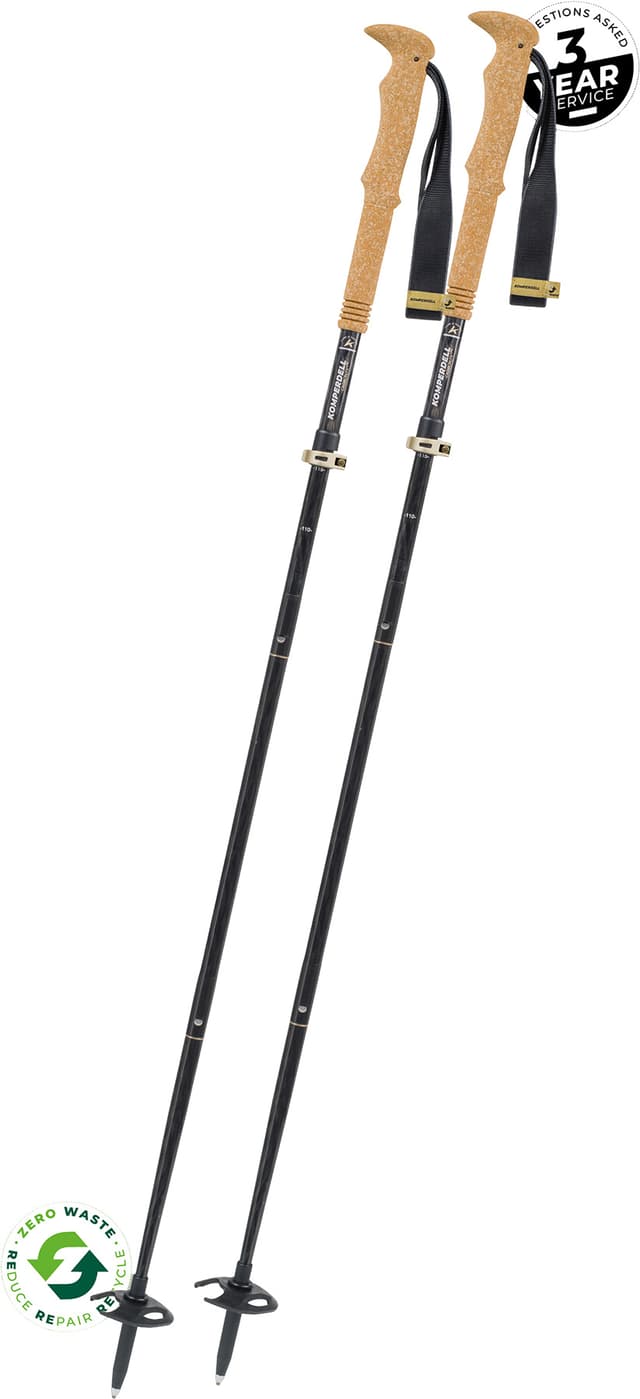 Komperdell FX Lite Carbon Vario Approach Compact Poles | Altitude