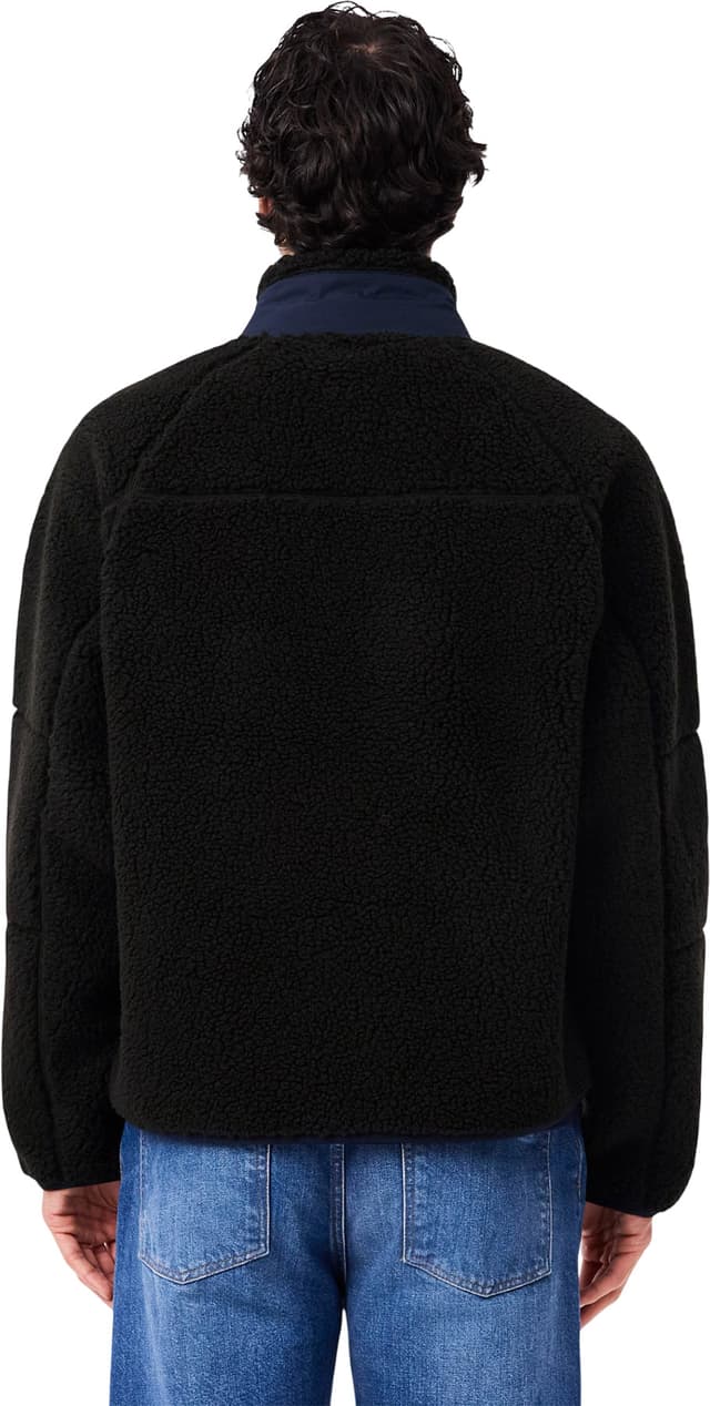 Lacoste Colorblock Sherpa Fleece Jacket - Men's | Altitude Sports
