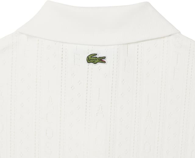Lacoste L.12.D Slim Fit Pointelle Branded Polo - Women's