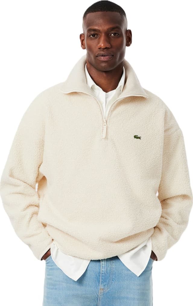 Lacoste Polar Fleece Zip-Up Sweatshirt - Men's | Altitude Sports