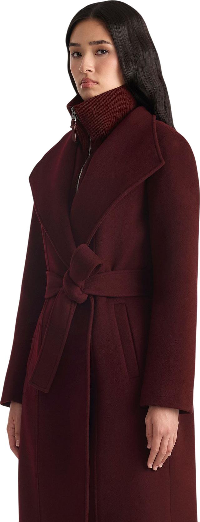 Mackage NORITA-ZZ 2-in-1 Double Face Wool Coat with Sash - Women's