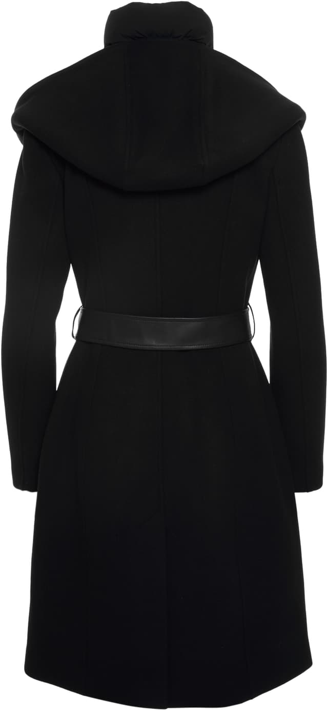 Mackage Shia-SLB 2-in-1 Double-Face Wool Coat with Removable Bib