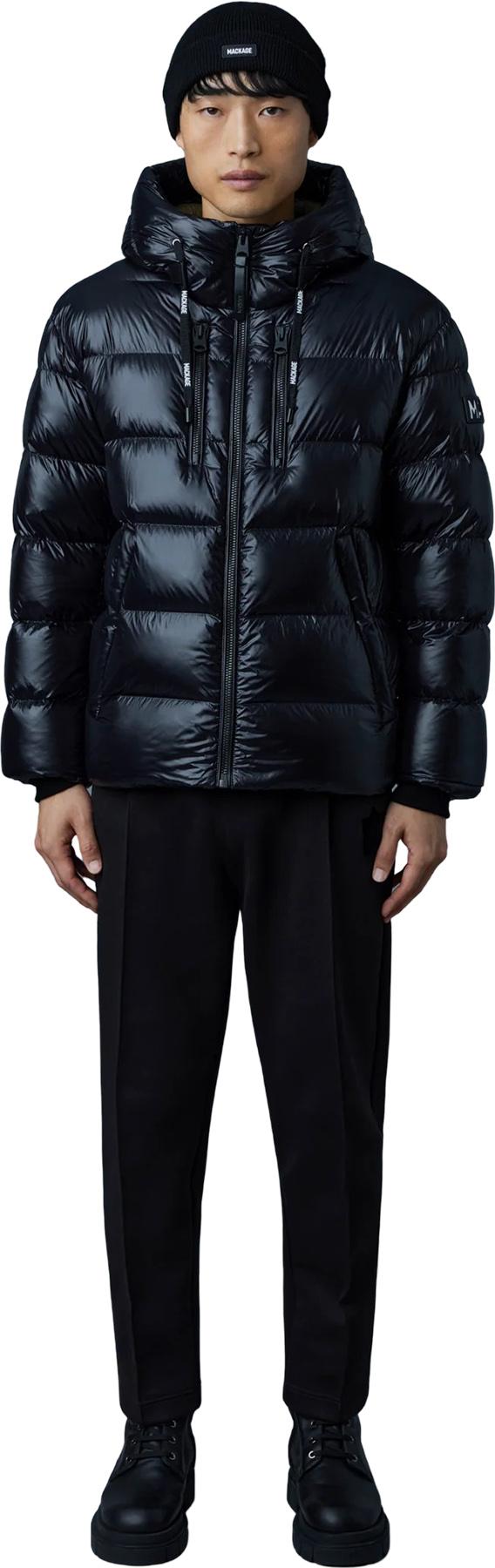 Mackage Victor lustrous light down jacket with hood - Men's