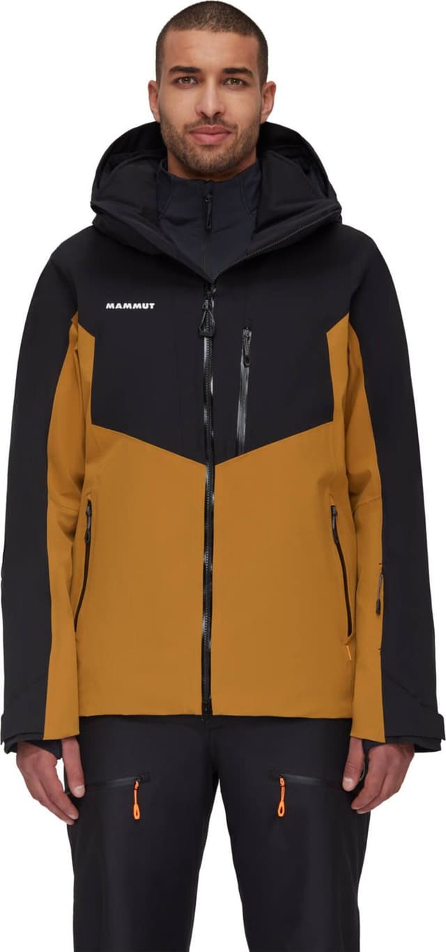 MAMMUT ストーニーHS ジャケットフード付きジャケット 黒/茶色 Mammut Stoney HS Hooded Jacket - Men's | The Last Hunt