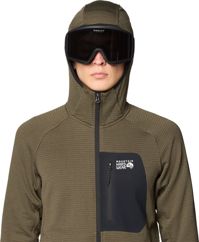 Mountain Hardwear Polartec Power Grid Full Zip Hoody - Men's