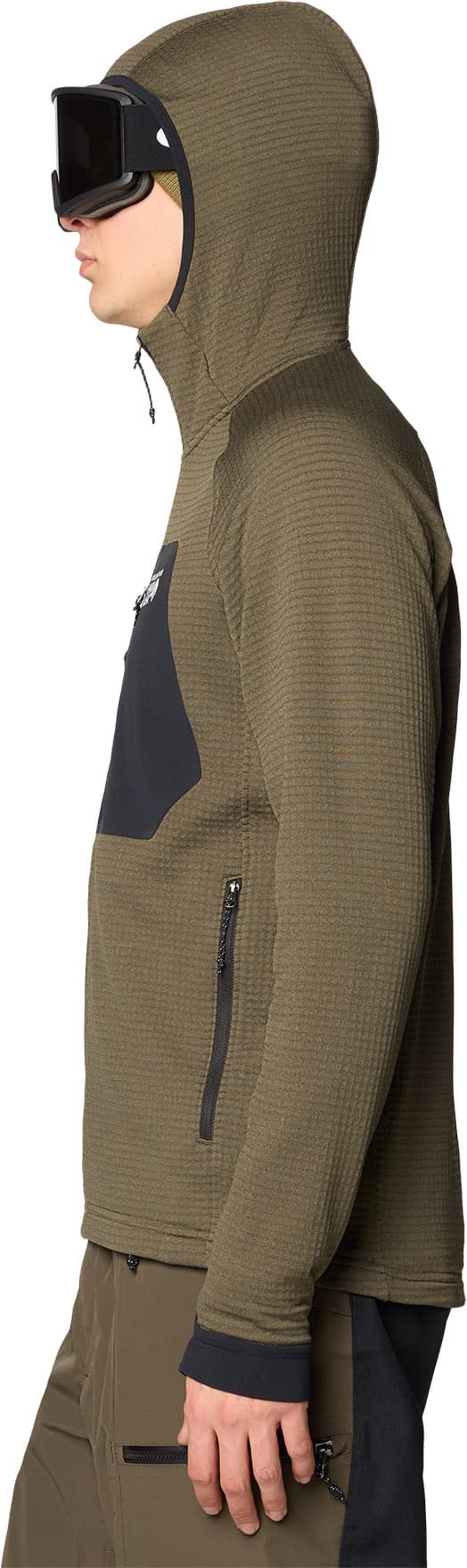 Mountain Hardwear Polartec Power Grid Full Zip Hoody - Men's