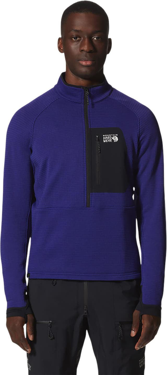 Mountain Hardwear Polartec Power Grid Half Zip Jacket - Men's