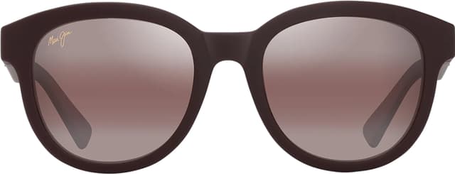 Maui Jim Ihupani Asian Fit Polarised Sunglasses - Matte Burgundy