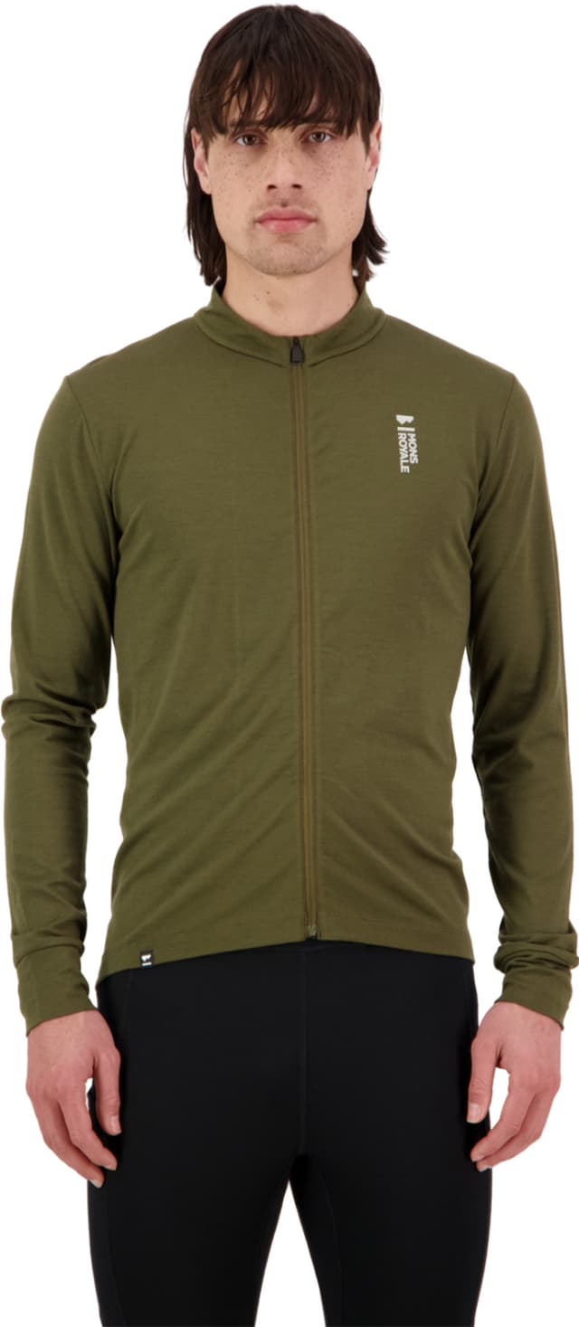 Maillot de cyclisme à manches longues et glissière pleine longueur Roam Cargo Merino Shift
