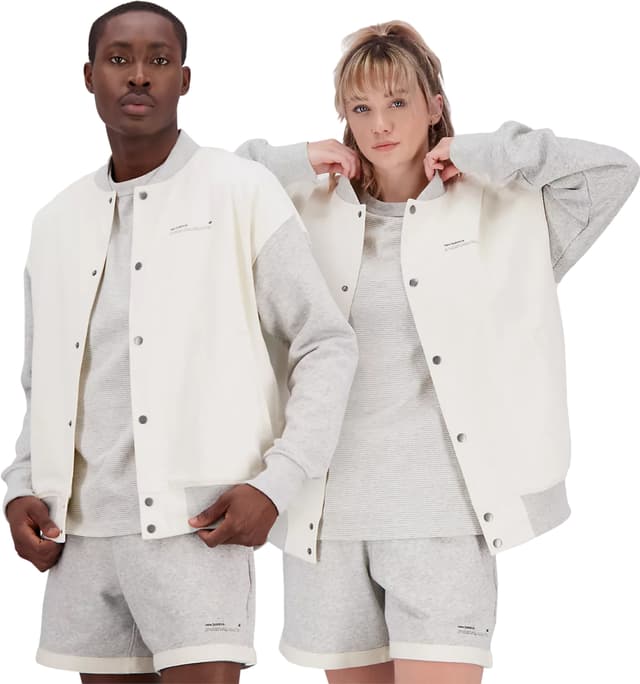 New Balance Uni-ssentials Undyed Varsity Jacket - Unisex