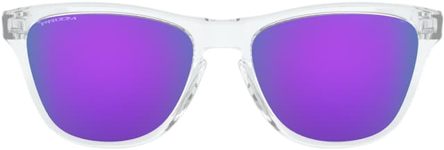 Oakley Frogskins XS Sunglasses - Polished Clear - Prizm Violet