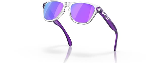 Oakley Frogskins XXS Sunglasses - Clear - Prizm Violet Iridium