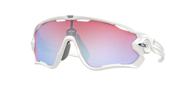 Oakley Jawbreaker Sunglasses - Polished White - Prizm Snow
