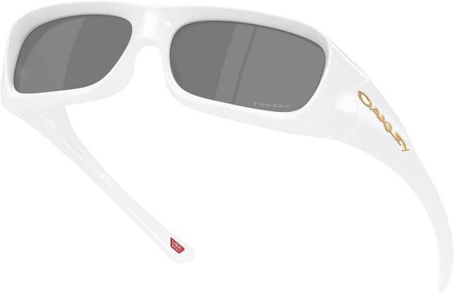 Oakley Permian Sunglasses - Pearlized White - Prizm Black Lens