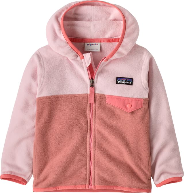Patagonia Micro D Snap-T Hooded Full Zip Fleece Sweatshirt - Baby