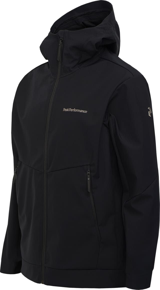 Peak Performance Adventure Hood Jacket Black Hot Peak Performance
