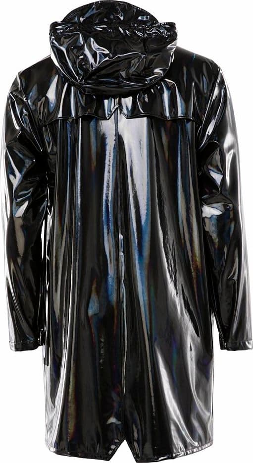 ラファーIRIDESCENT PACK JACKET XSサイズ Shine Hooded Rain Coat In Iridescent White - Tokyo Laundry