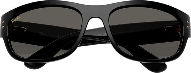 Ray-Ban Mega Balorama Blacked Out Sunglasses - Polished Black