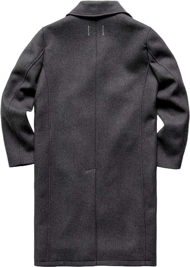 Reigning Champ Melton Wool Polo Coat - Men's | Altitude Sports