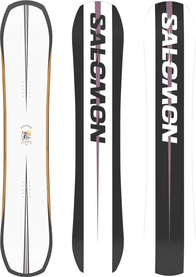 SALOMON ASSASSIN スノーボード ブラック/ホワイト Salomon Assassin All-Mountain Snowboard - Men's | Altitude Sports
