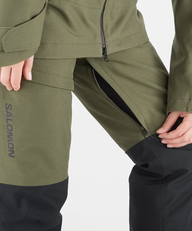 Salomon Bashley Puff Ski Pants - Women's | The Last Hunt