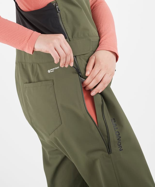 Salomon Stance 3 Layer Bib Pants - Women's | The Last Hunt