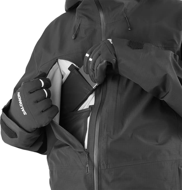 新品 サロモン SONIC 3レイヤー ジャケット LC2285700 M 黒 Salomon Sonic 3 Layer Shell Jacket - Men's | Altitude Sports