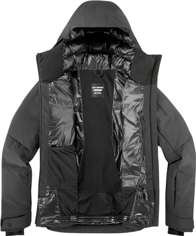 Salomon リバーシブルフードジャケット 黒　レディース　EUROサイズXS Salomon Alpenflow Hooded Down Jacket - Women's | Altitude Sports