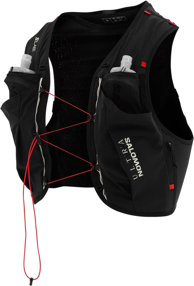 salomon SLAB ベスト 8L ボトル付き Salomon S/Lab Ultra Running Vest with Flasks 10L | Altitude Sports