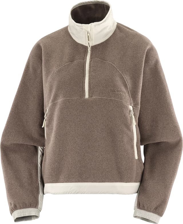 Salomon Chroma Fleece Crop Half-Zip - Women's | Altitude Sports