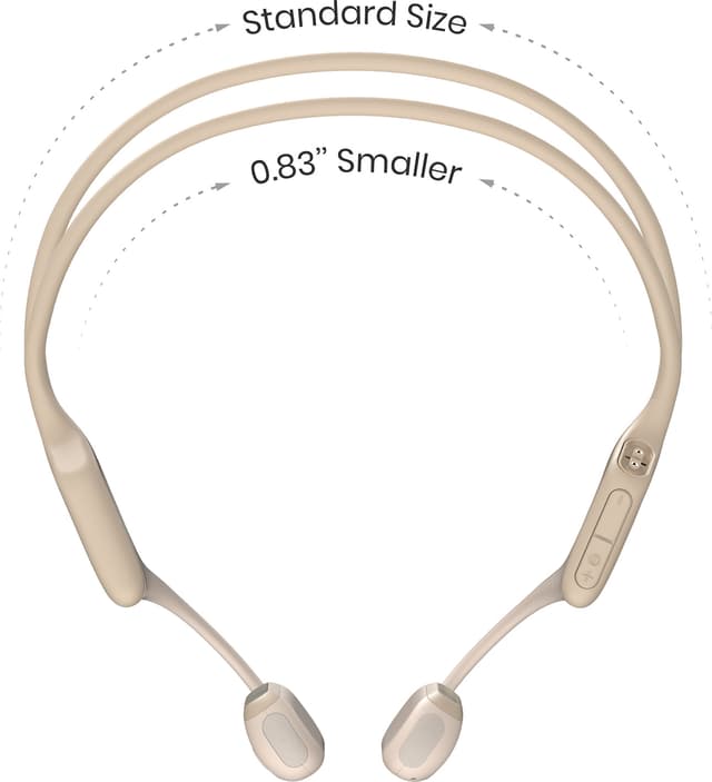 SHOKZ OpenRun Pro Mini 骨伝導イヤホン　ベージュ Shokz Openrun Pro Mini Bone Conduction Headphones | Altitude Sports